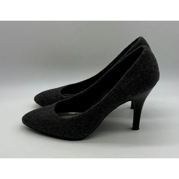 Fioni Heels Dark Gray Fabric Stiletto Women’s‎ Size 9 Sexy 71572-19 See Notes - Picture 3 of 11